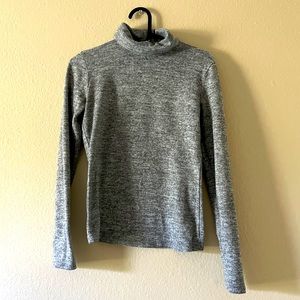 Long sleeve roll over turtleneck slim